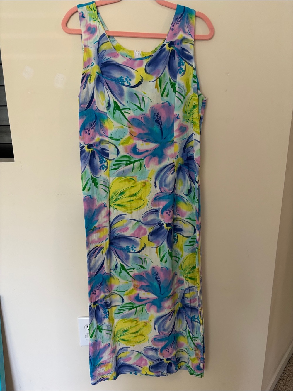 Ho Aloha Made in Hawaii vibrant maxi dress